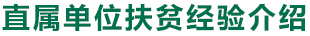 直屬單位扶貧經驗介紹