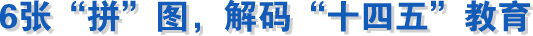 6張“拼”圖，解碼“十四五”教育成就！