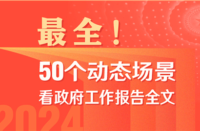 最全！50個動態場景看2024《政府工作報告》全文