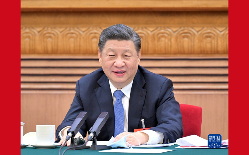 習近平參加內蒙古代表團審議